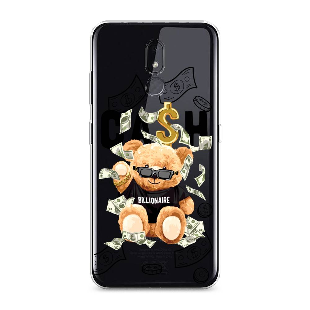 

Чехол на Nokia 3.2 "Big cash", Черный;серый;бежевый, 122650-6