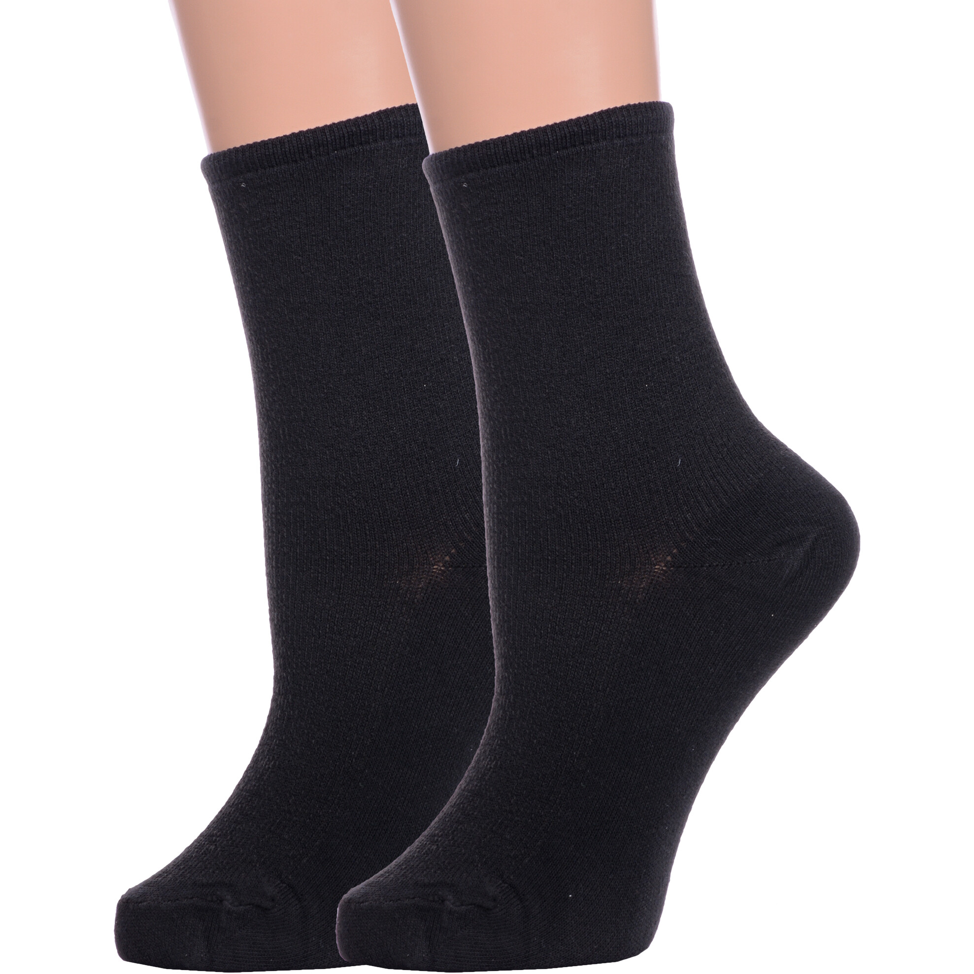 Комплект носков женских Альтаир 2-М198 черных 25 2 пары