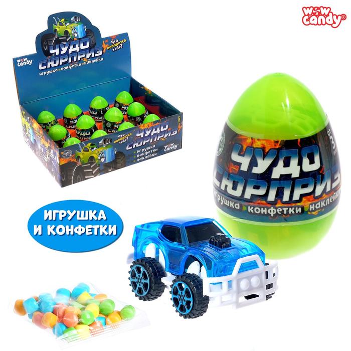 

Игрушка в яйце «Чудо-сюрприз: Машинки», МИКС, Игрушки-сюрпризы
