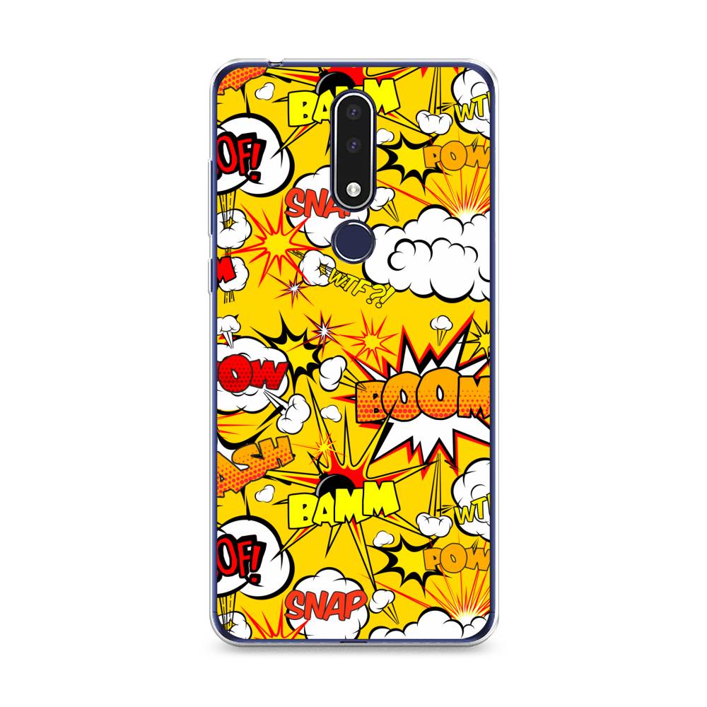 

Чехол на Nokia 3.1 Plus "Поп Арт эффекты", Желтый;белый;оранжевый, 122850-6
