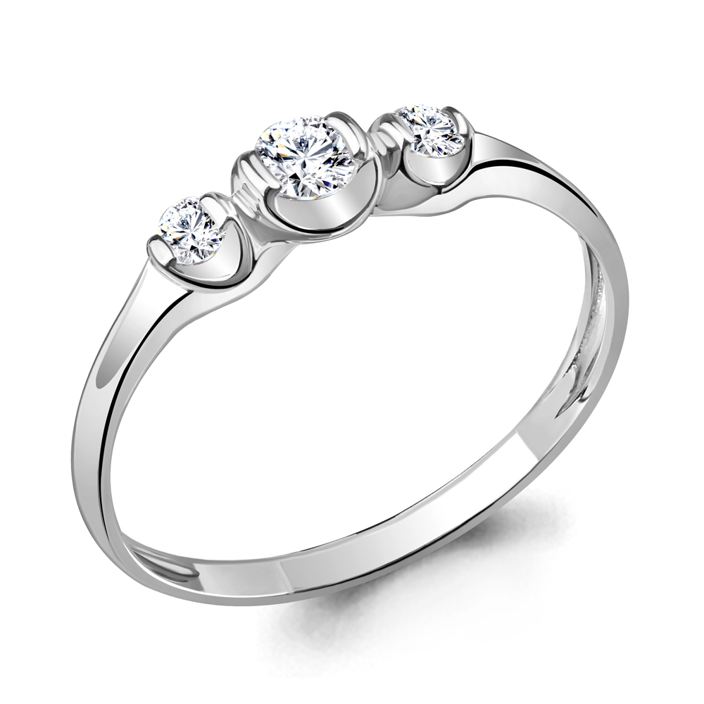 

Кольцо из золота р.  AQUAMARINE 962582_585_бз, 962582_585_бз
