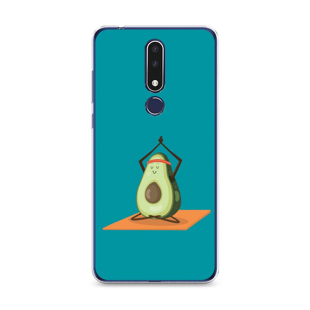 

Чехол на Nokia 3.1 Plus "Расслабься с авокадо", Голубой, 122850-6