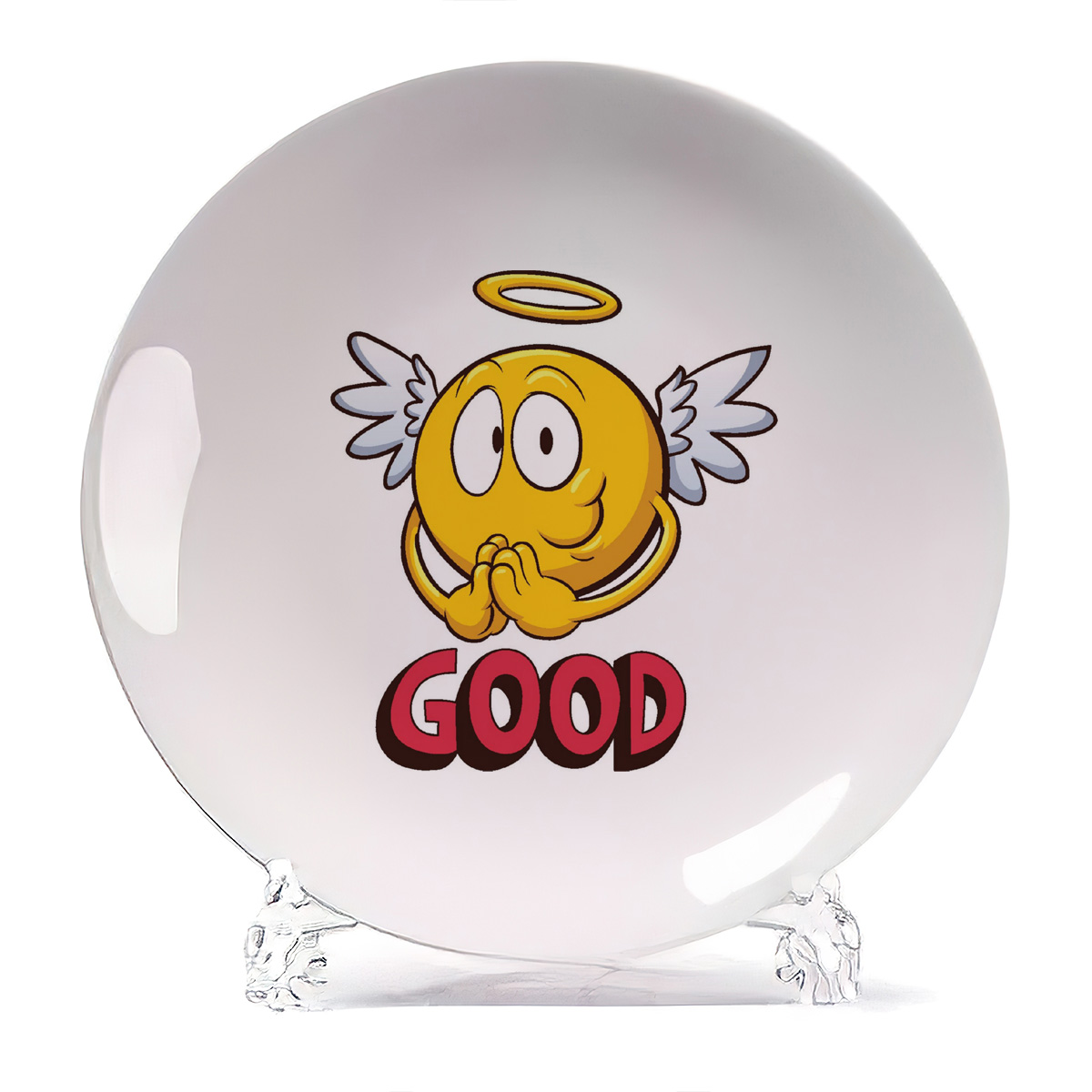 

Тарелка CoolPodarok Good хороший, Good хороший