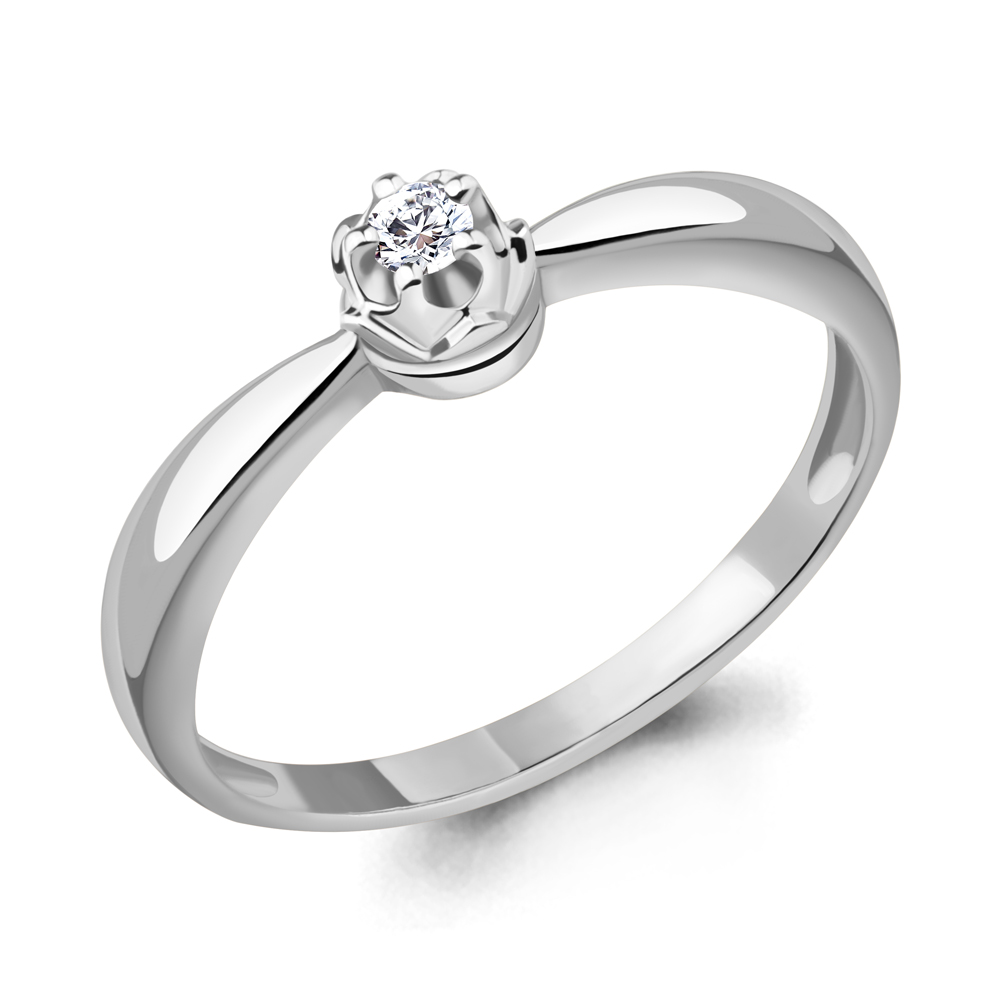 

Кольцо из золота р.  AQUAMARINE 963019_585_бз, 963019_585_бз