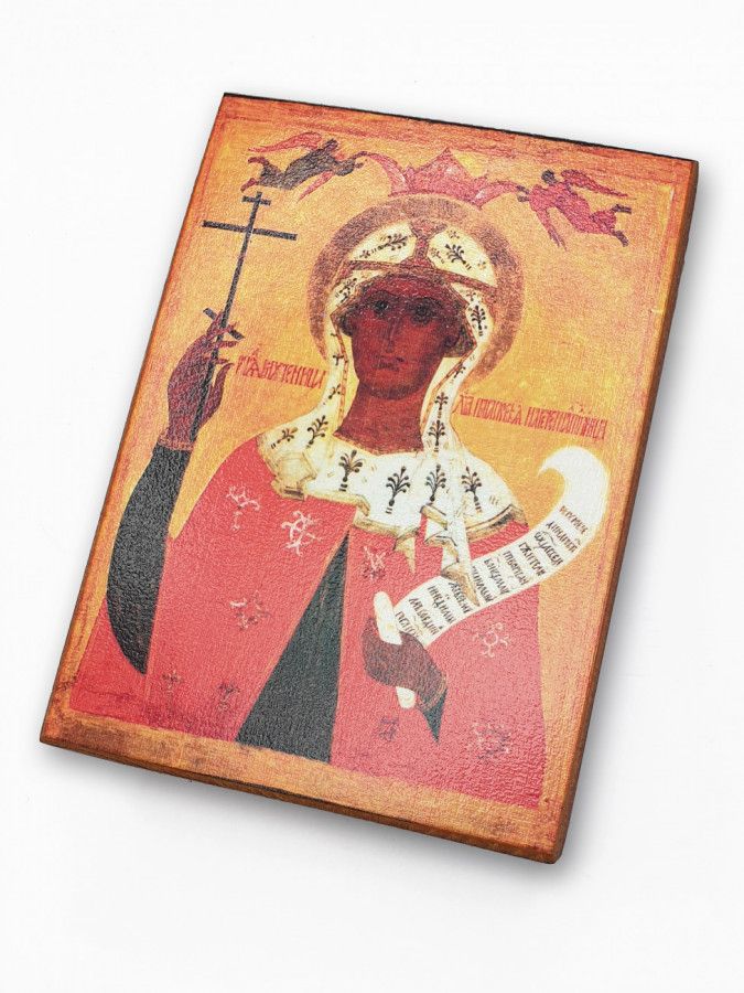 

Икона Параскева (Прасковья) Пятница, Великомученица, под старину, 20х27 см