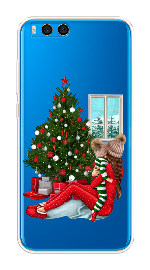 

Чехол на Xiaomi Mi Note 3 "Новый год с мамой", Красный;зеленый;голубой, 32450-6