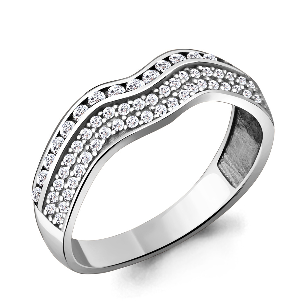 

Кольцо из серебра р. 18,5 AQUAMARINE 62494А_925_р, 62494А_925_р