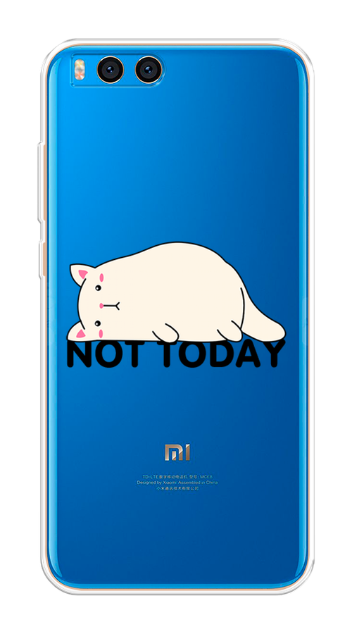 

Чехол на Xiaomi Mi Note 3 "Cat not today", Белый;розовый;черный, 32450-1