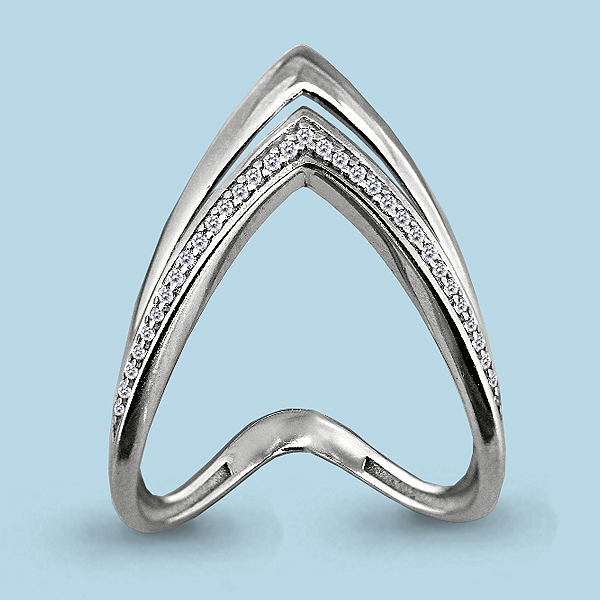 

Кольцо из серебра р. 17,5 AQUAMARINE 64242А_925_р, 64242А_925_р