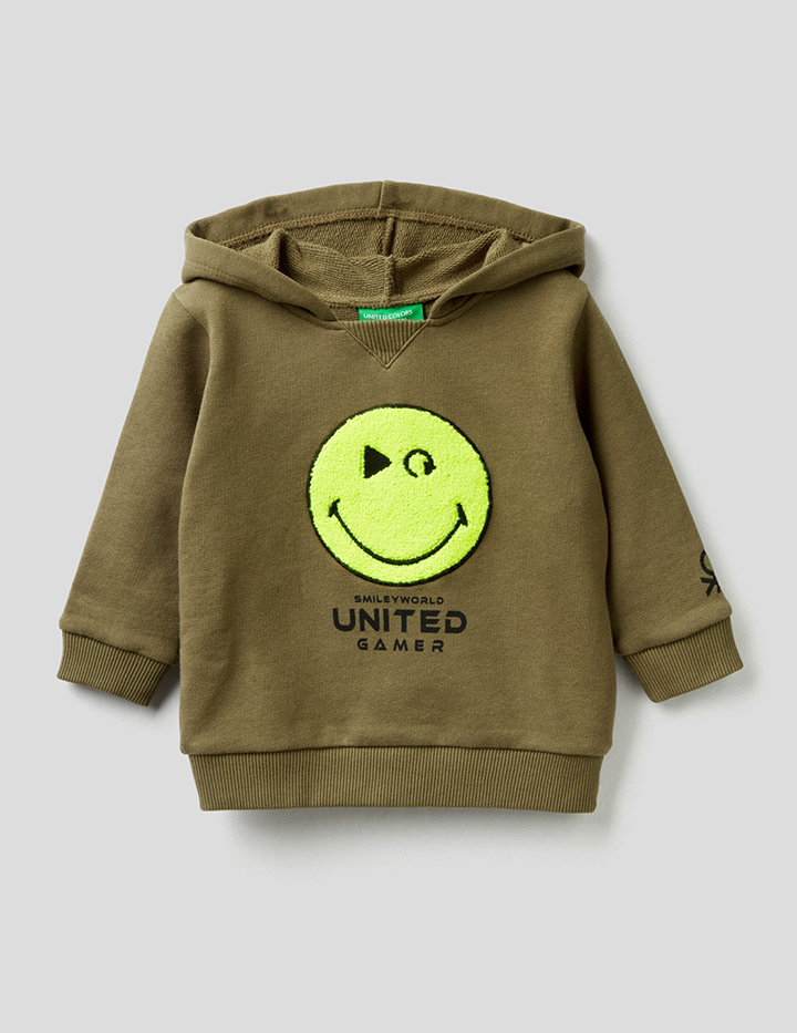 

Худи детское United Colors of Benetton 21A_3J68C2297_22Y зеленый р.XXS, 21A_3J68C2297_22Y