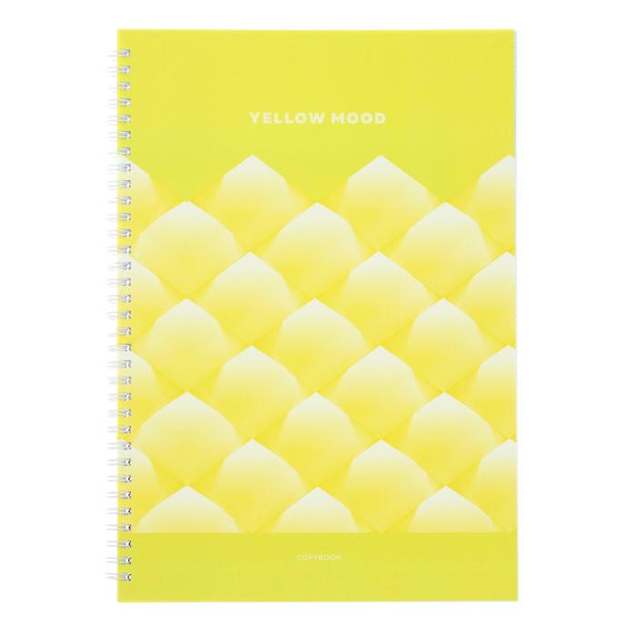 

Тетрадь А4, 80 л в клетку, на гребне Yellow mood, матовая, блок офсет