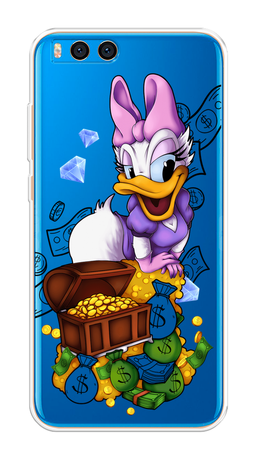 

Чехол на Xiaomi Mi Note 3 "Rich Daisy Duck", Коричневый;белый;фиолетовый, 32450-6