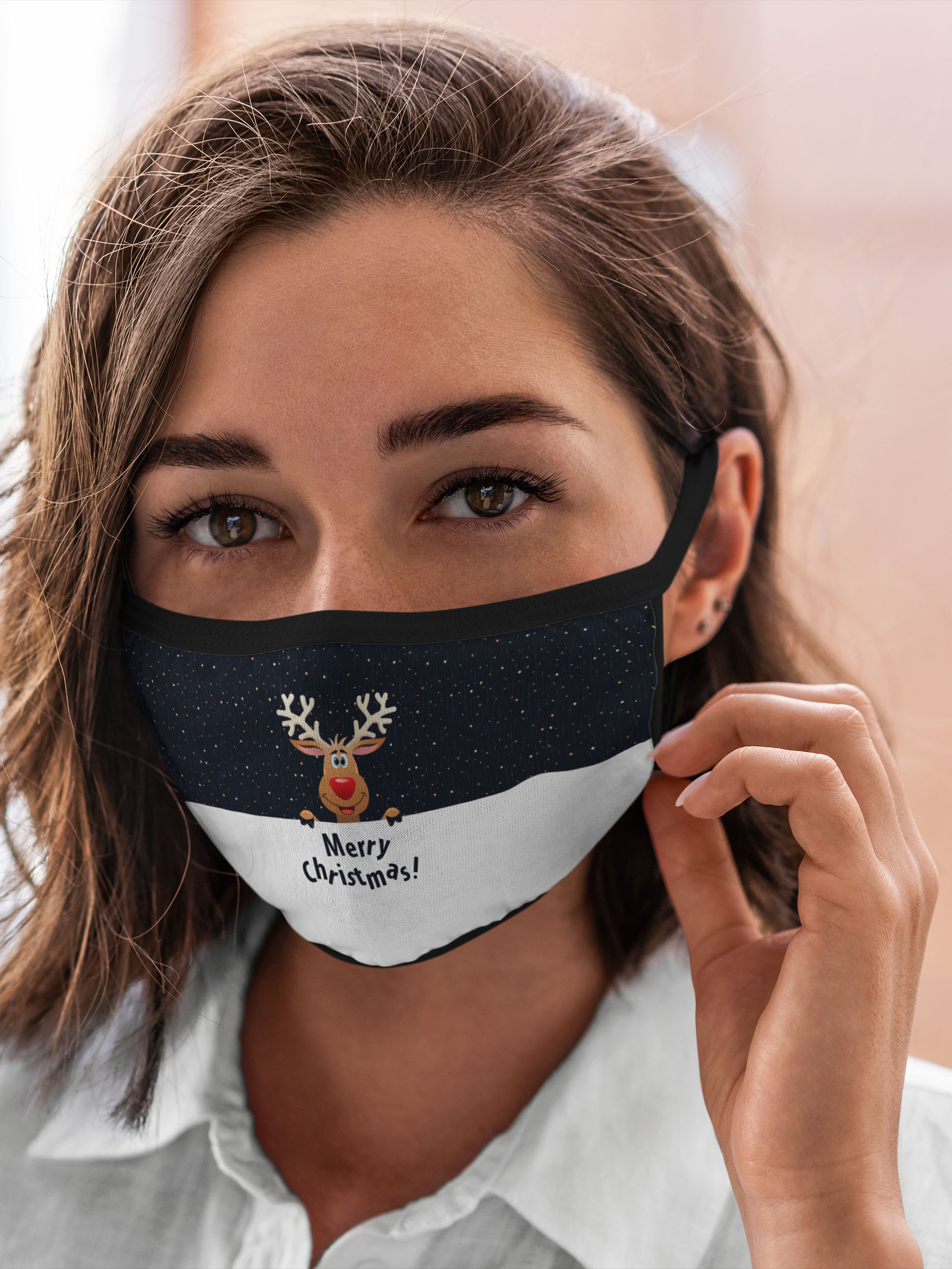 

Многоразовая маска унисекс Burnettie Детские Картинки Новогодний Олененок Рудольф, Разноцветный, Детские Картинки Новогодний Олененок Рудольф