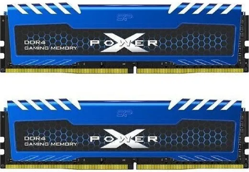 

Оперативная память Silicon Power XPower 16Gb DDR4 3600MHz (SP016GXLZU360BDA) (2x8Gb KIT), Xpower Turbine