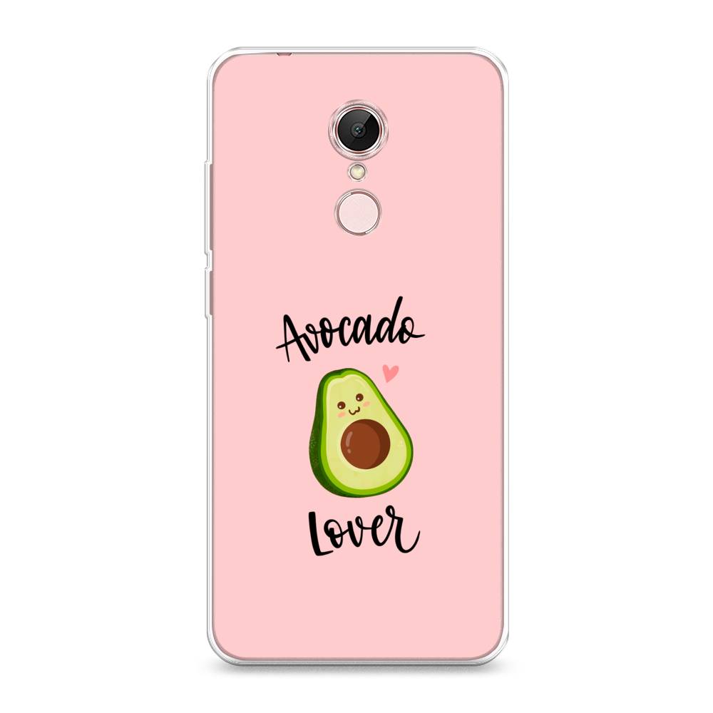 

Чехол на Xiaomi Redmi 5 "Avocado lover", Розовый;зеленый, 33050-6