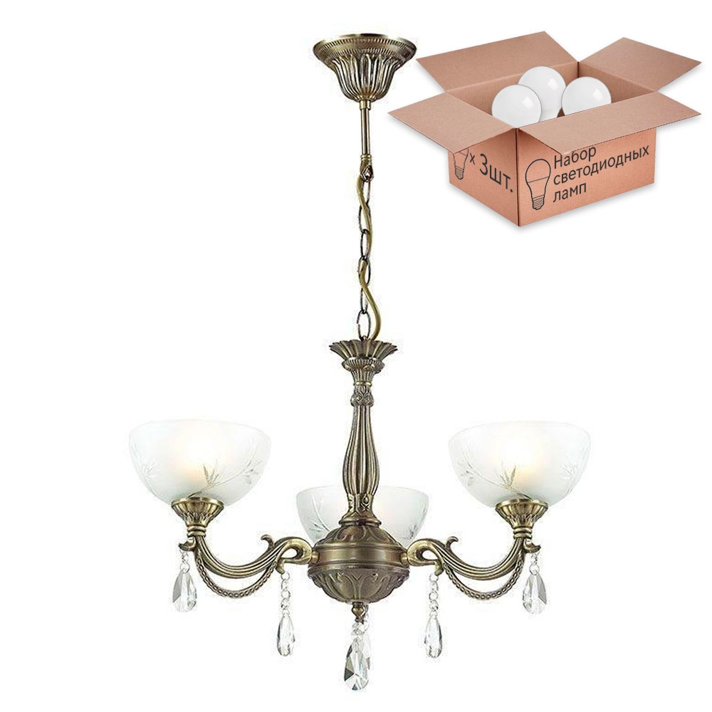 

Люстра с лампочками Lumion Nora 2958/3+Lamps, 2958/3+Lamps