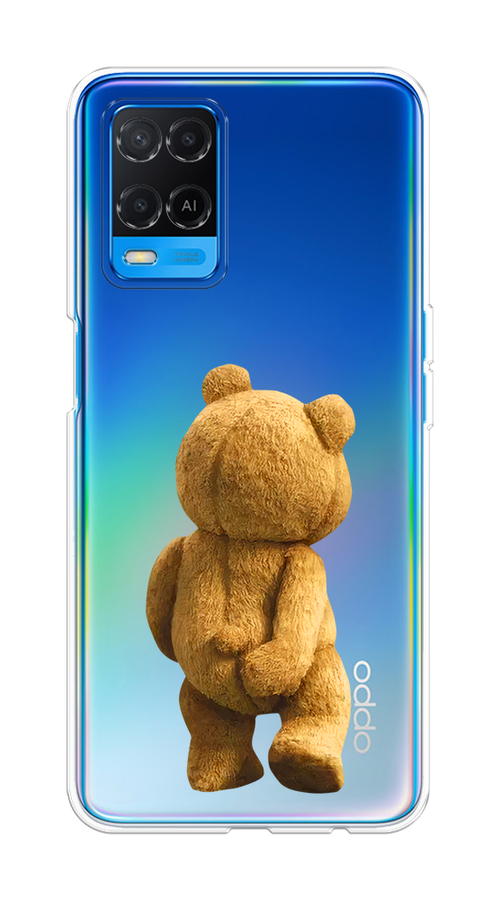 

Чехол на Oppo A54 "Медвежья спина", Коричневый;прозрачный, 256150-1