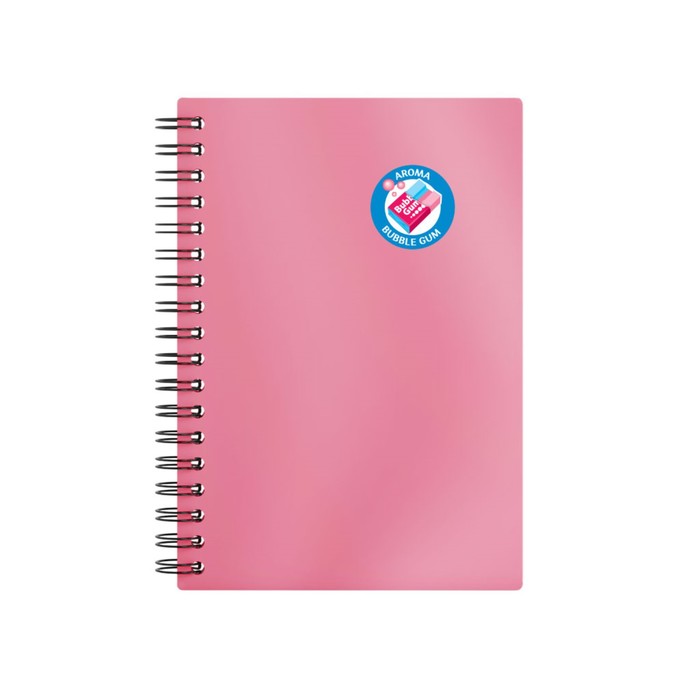 

Тетрадь А6, 80 л в клетку на спирали ErichKrause Bubble Gum, с пластиковой ароматизированн