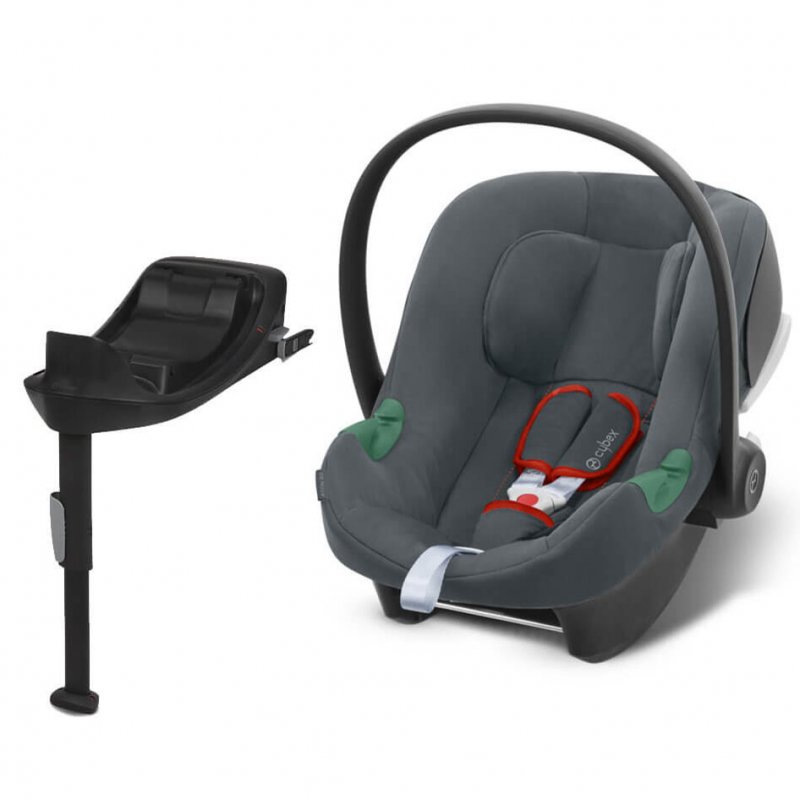 Автокресло Cybex Aton B2 i-Size с базой One i-Size Steel Grey