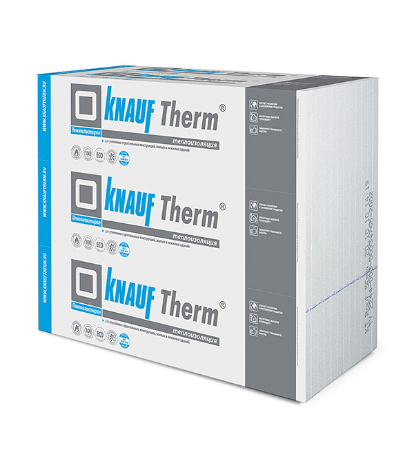 

Пенополистирол Knauf Therm 15 Дача 50х1000х1000 мм