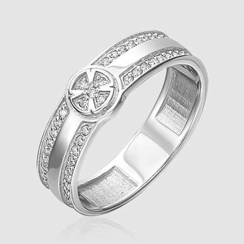 

Кольцо из золота р. 15 PLATINA jewelry 01-0494-00-101-1120-30, бриллиант, 01-0494-00-101-1120-30
