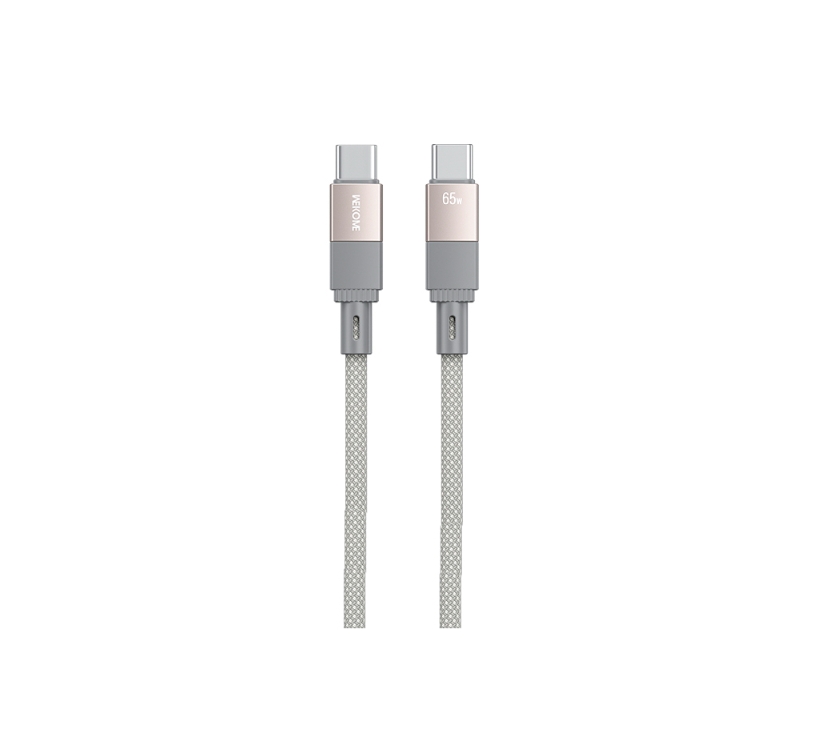 Кабель Wekome Cable Type-C to Type-C 1m 65W WDC-46 Grey