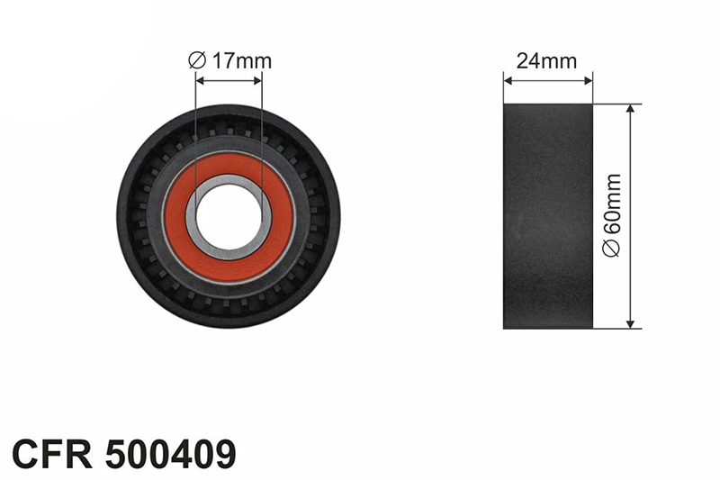 Ролик Приводного Ремня CAFFARO 500409