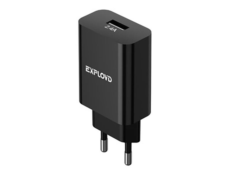 

Сетевое зарядное устройство Exployd EX-Z-1418 отсутствует 1xUSB 2.4 А черный, EX-Z-1418