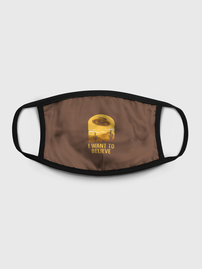

Многоразовая маска унисекс Burnettie I Want To Belive, Разноцветный, I Want To Belive
