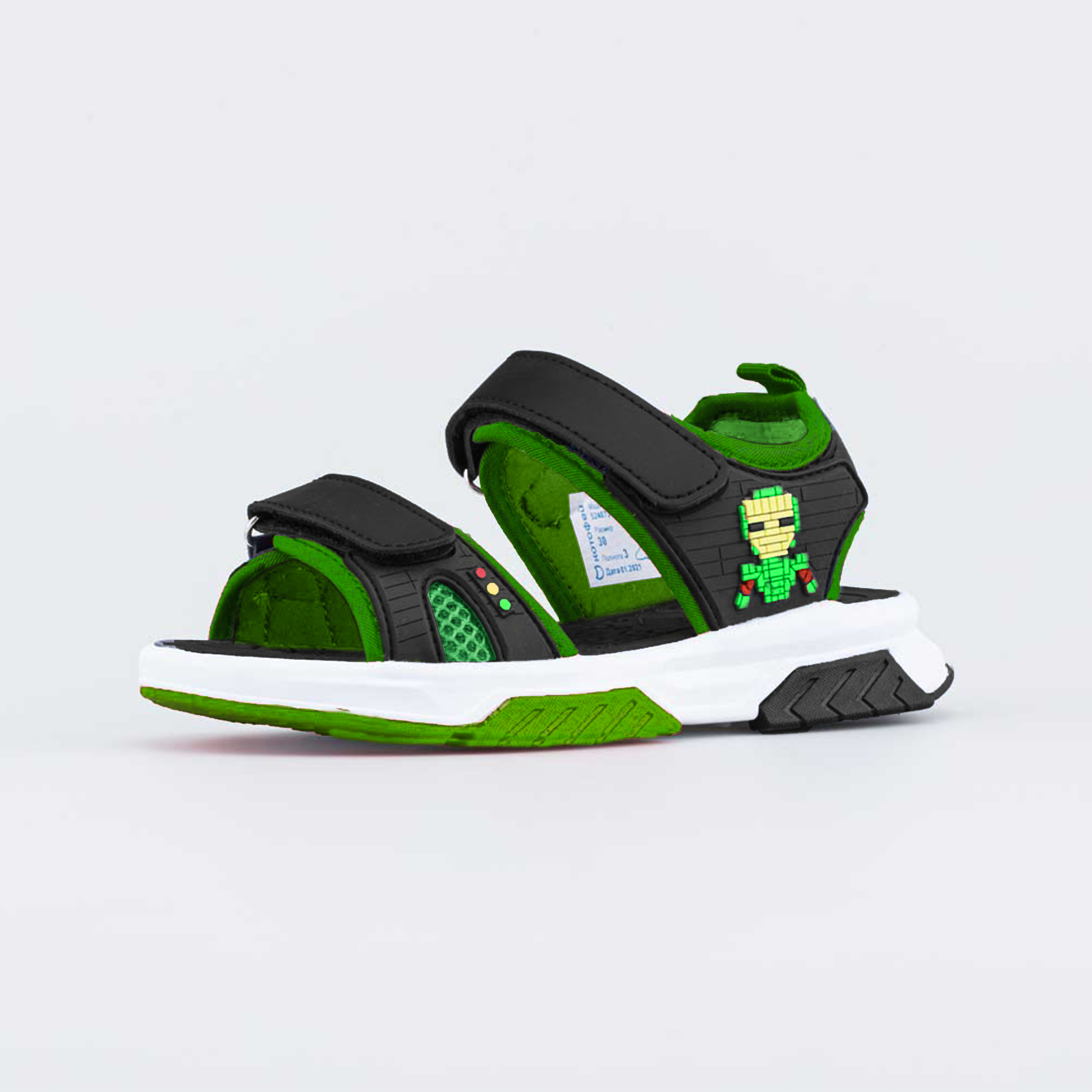 Сандалии детские Котофей 524075-12 цв. черный р.34