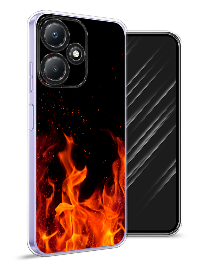 

Чехол Awog для Infinix Hot 30 Play "Все в огне", Оранжевый;черный, 3104250-4