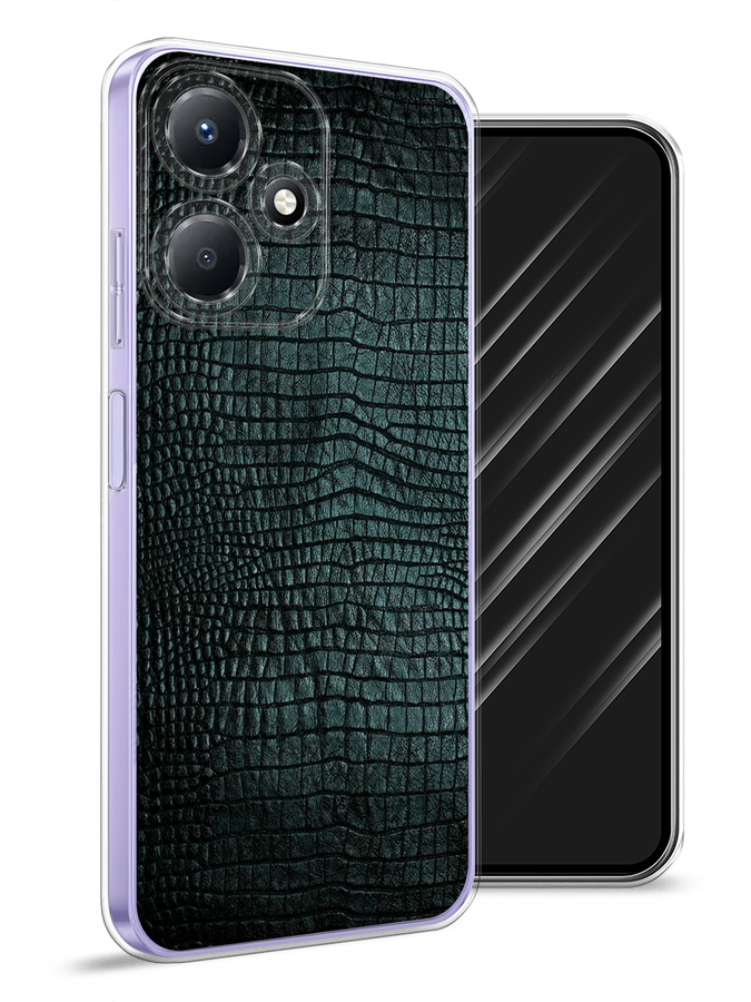 

Чехол Awog для Infinix Hot 30 Play "Черная змея", Черный;серый;голубой, 3104250-3