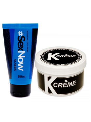 Купить Набор интимных смазок SexNow Classic 50 мл и K Creme 400 мл на масляной основе, #SexNow