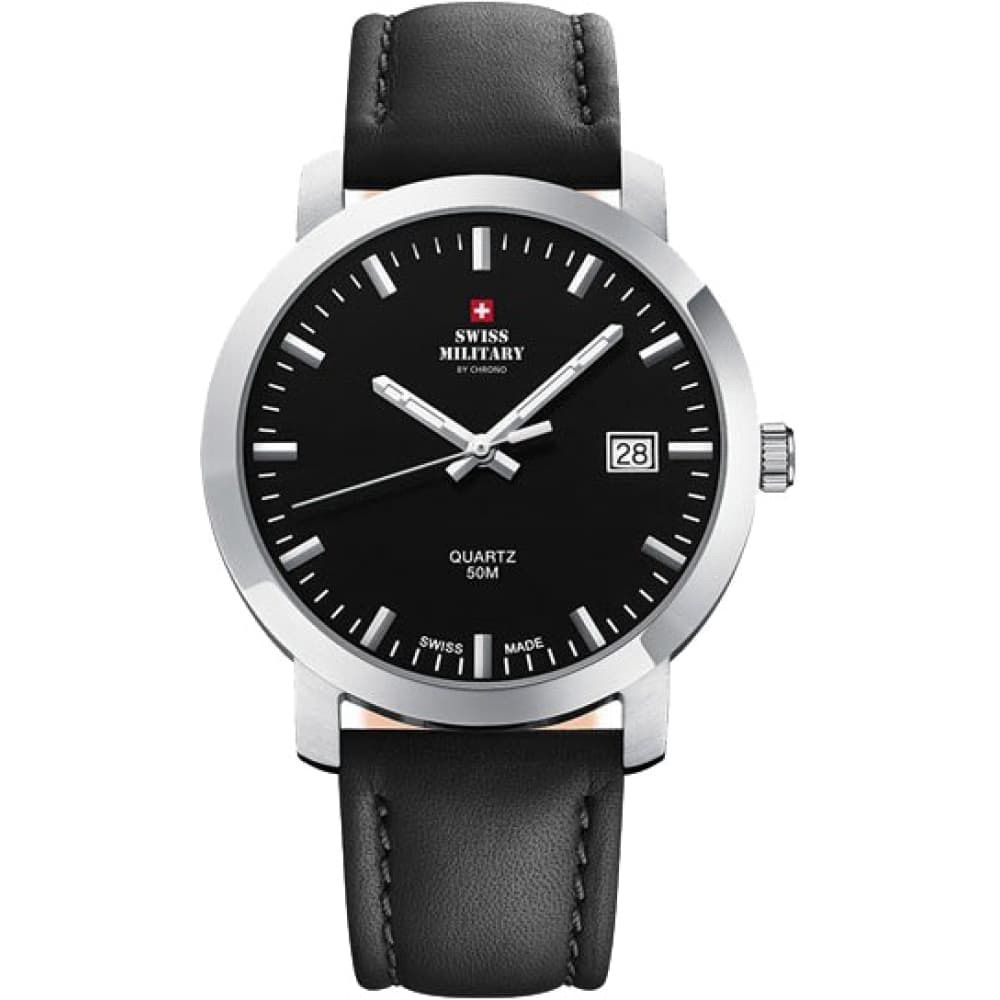 

Наручные часы мужские Swiss Military by Chrono SM34083.04 черные, SM34083.04