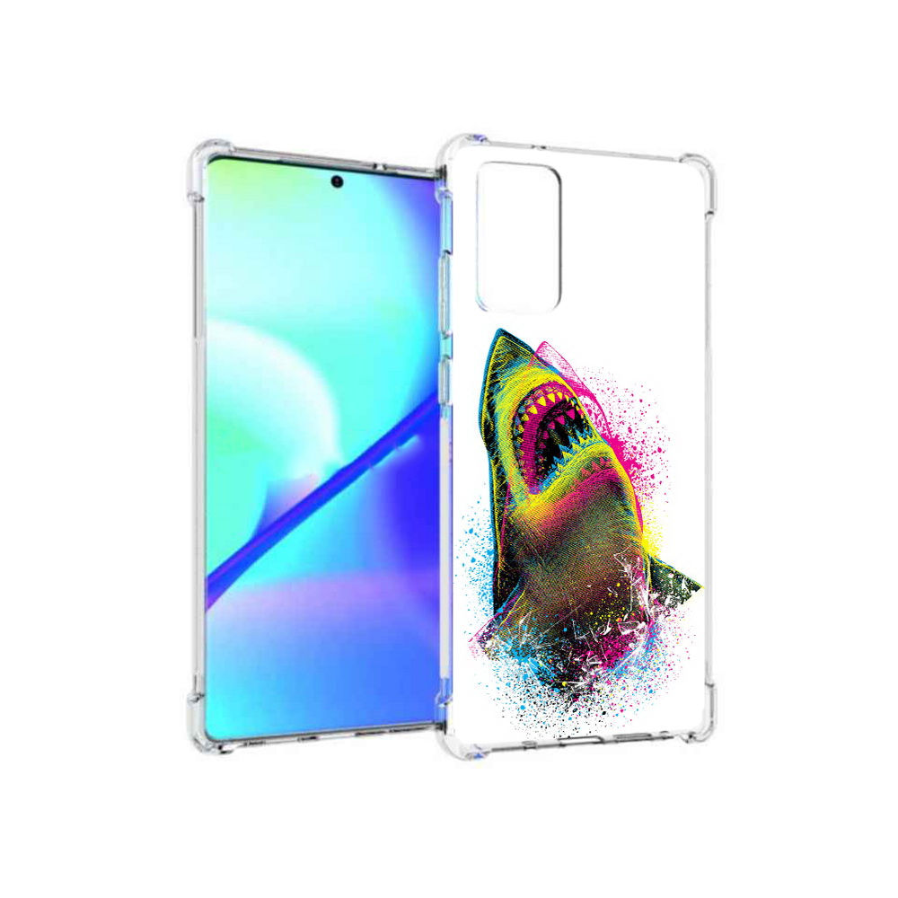 

Чехол MyPads Tocco для Samsung Galaxy Note 20 челюсти-2 (PT152536.527.674), Прозрачный, Tocco