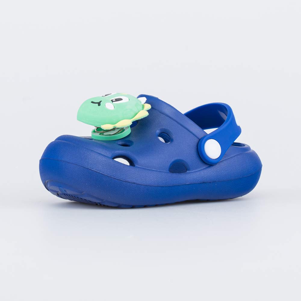 Сабо детские Котофей 325127-02 цв. синий р.26