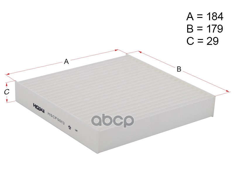 Фильтр Салона Honda Fit 01-07/Jazz 01-13/Suzuki Sx4 06- HOSU арт. HSCF0013