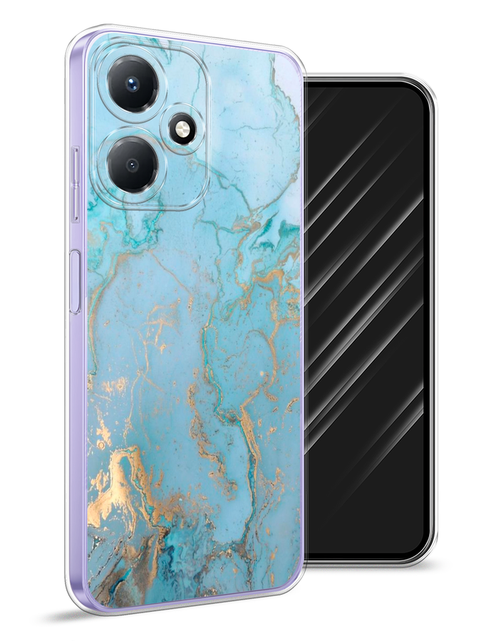 

Чехол Awog для Infinix Hot 30 Play "Голубой мрамор рисунок", 3104250-3