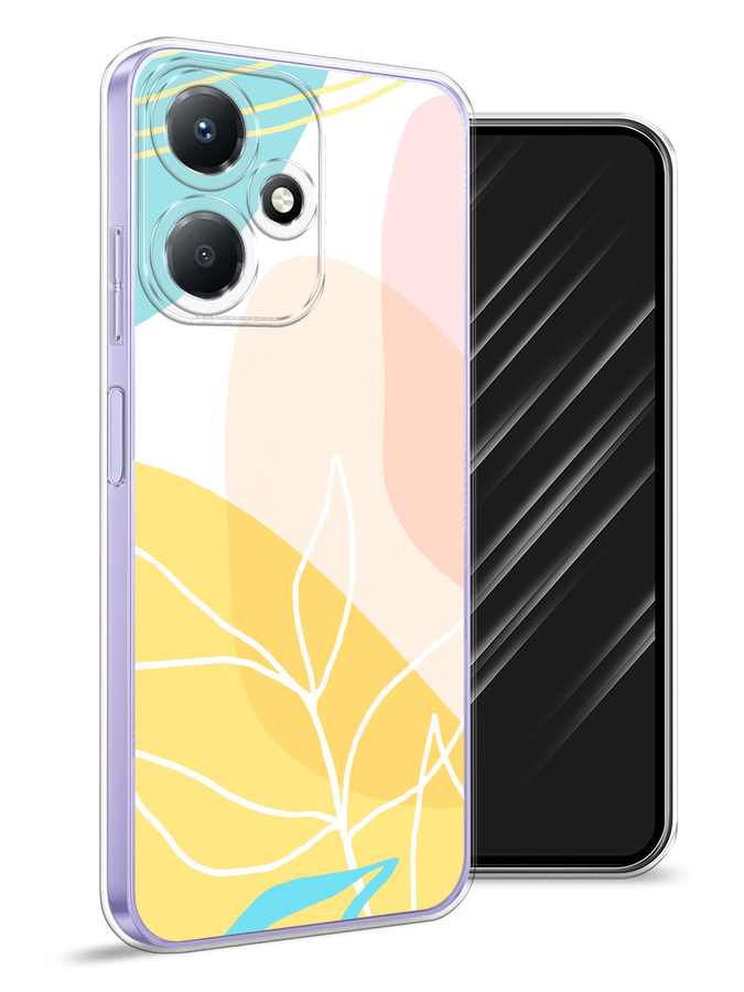 

Чехол Awog для Infinix Hot 30 Play "Летнее настроение", Желтый;голубой;розовый, 3104250-10