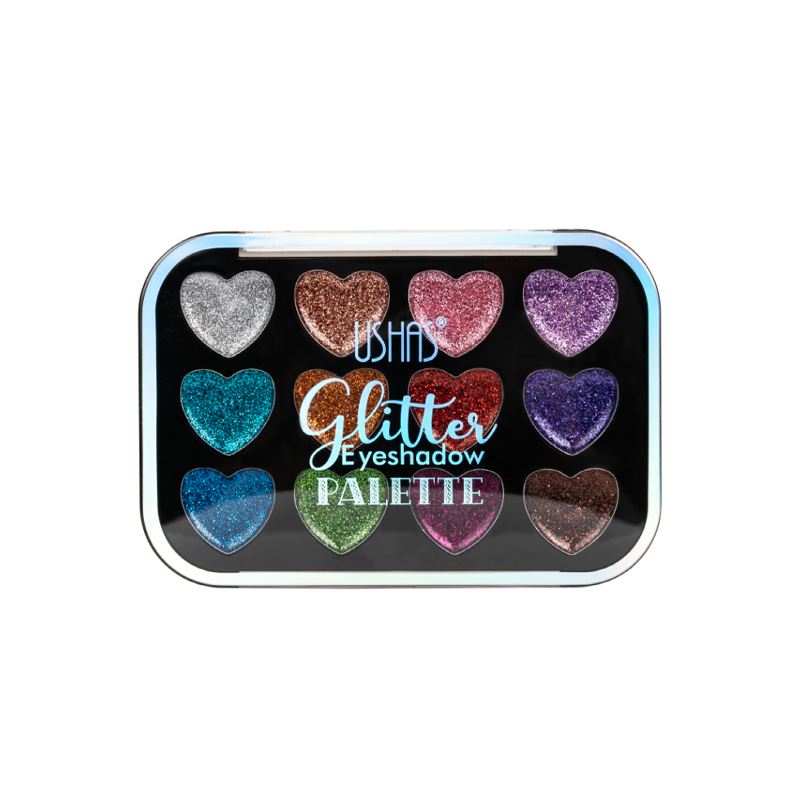 Глиттер для век USHAS Glitter Eyeshadow Palette т.01 9 г