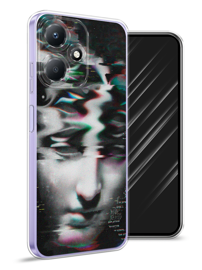 

Чехол Awog для Infinix Hot 30 Play "Glitch Art", Серый, 3104250-9