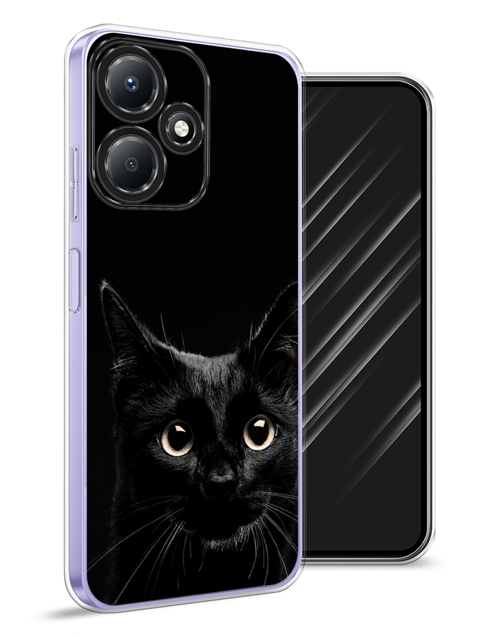 

Чехол Awog для Infinix Hot 30 Play "Добрый кот", Черный, 3104250-1