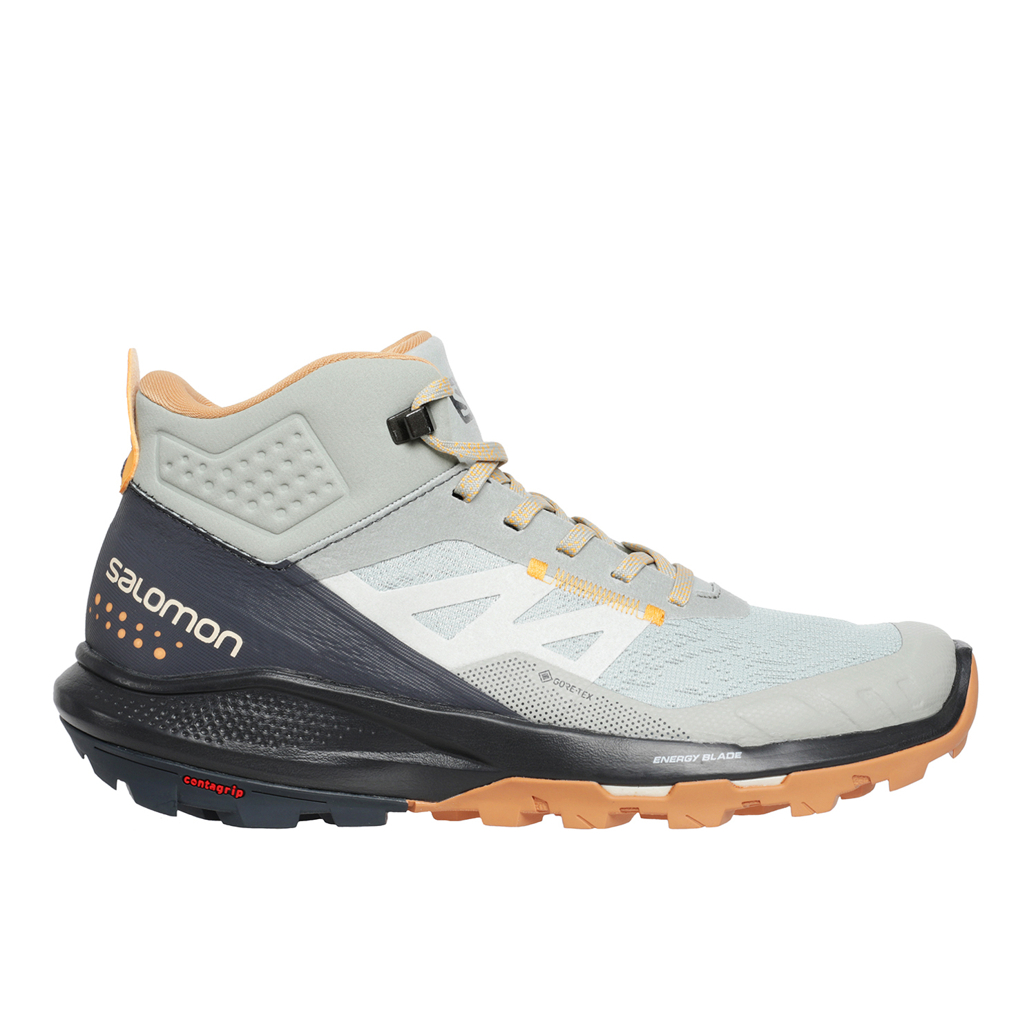 

Ботинки Salomon Outpulse Mid, wrought iron/ebony/blazing orange, 3.5 UK, Серый;черный;оранжевый, Outpulse Mid