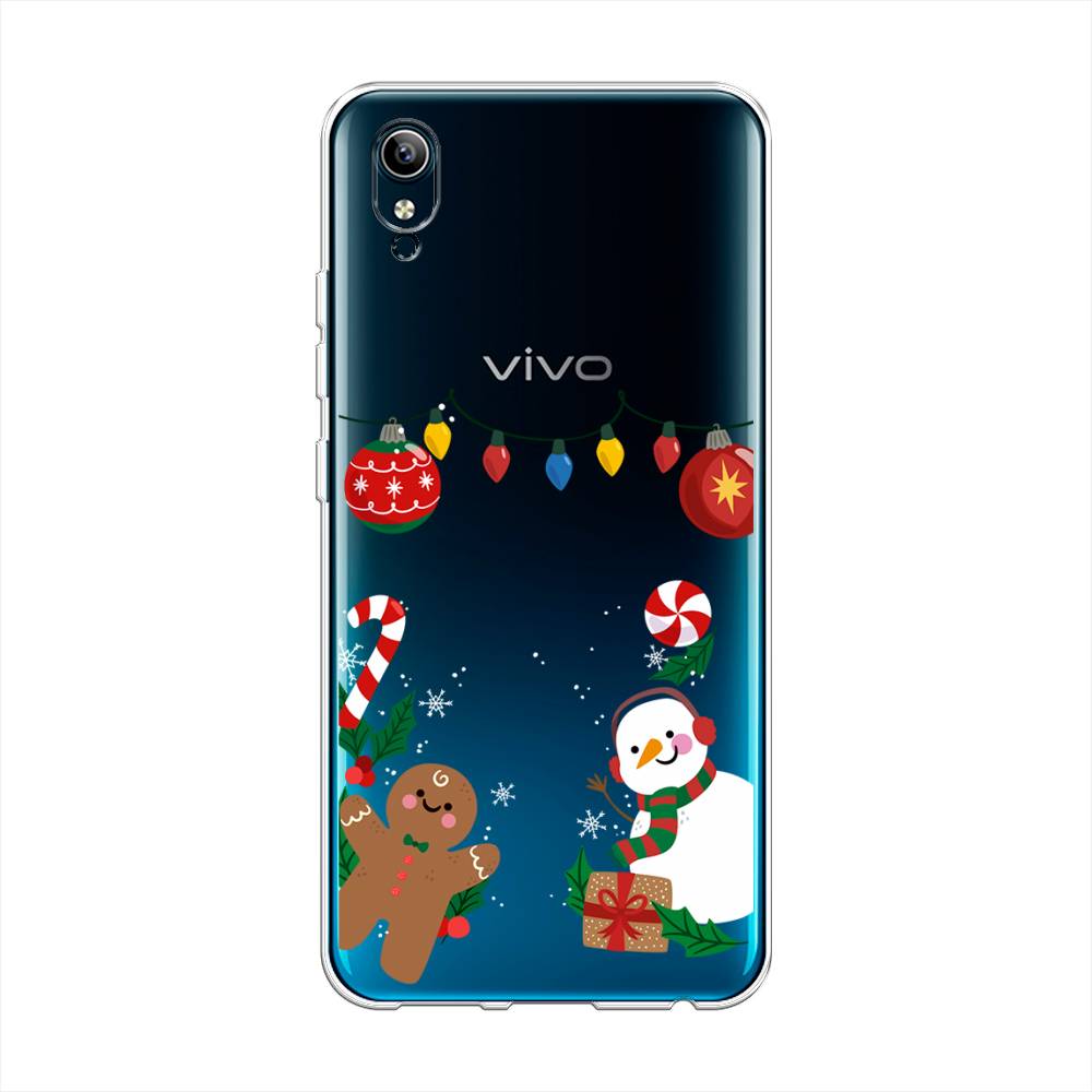 

Чехол для Vivo Y91c/Y1s "Новогоднее настроение", Коричневый;красный;зеленый, 262850-5