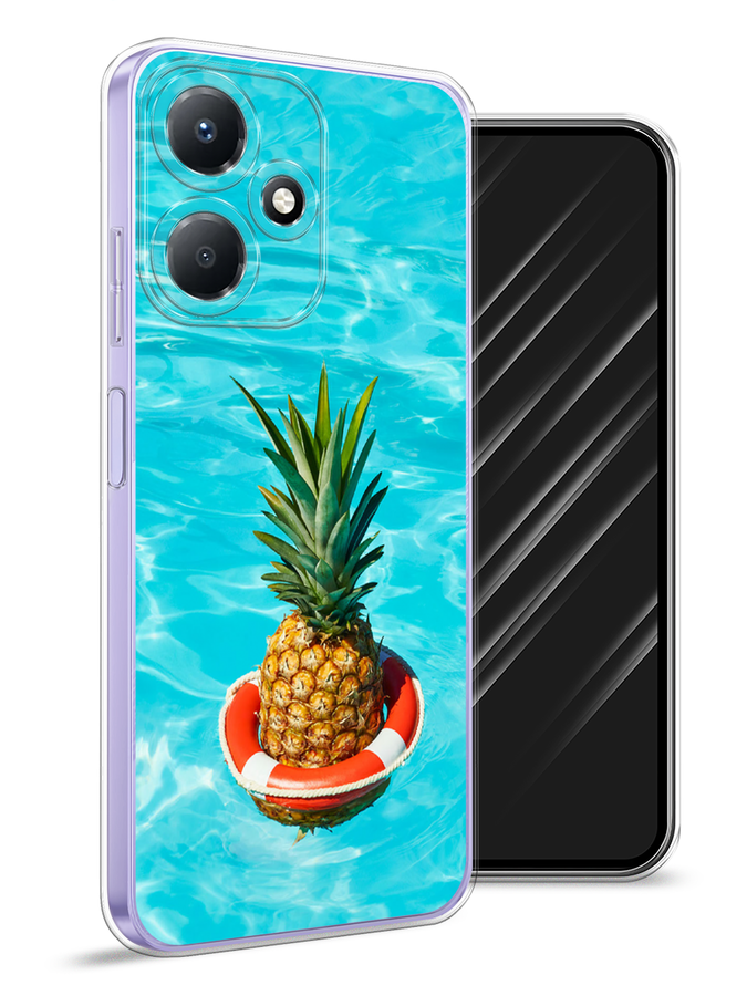 

Чехол Awog для Infinix Hot 30 Play "Ананас в бассейне", Бирюзовый, 3104250-10