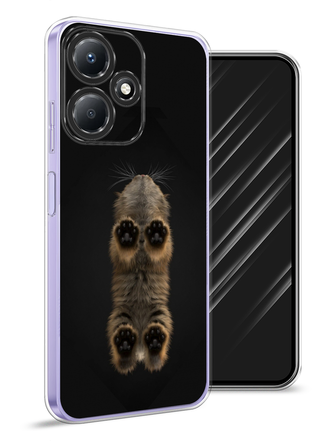 

Чехол Awog для Infinix Hot 30 Play "Кошачьи лапки", Черный, 3104250-1
