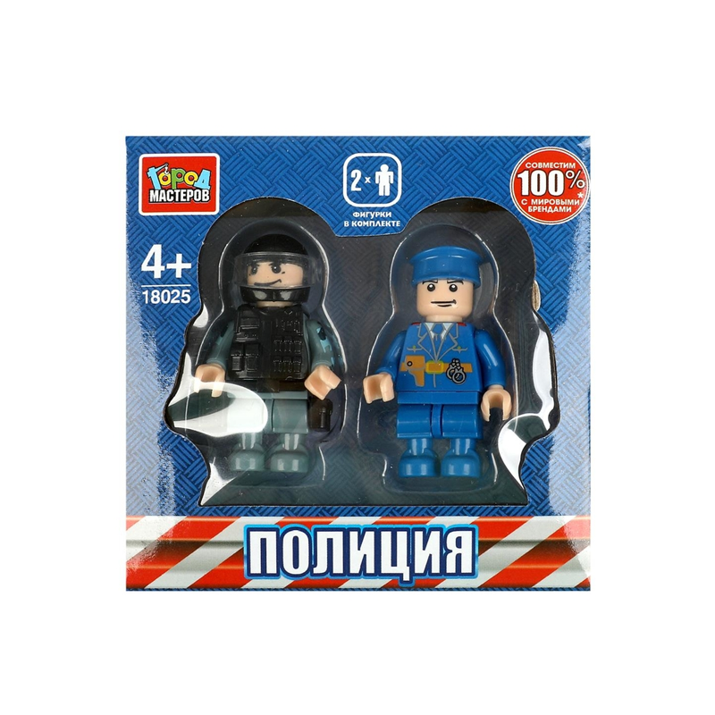 

Конструктор Город мастеров Фигурки Полиция 2 шт