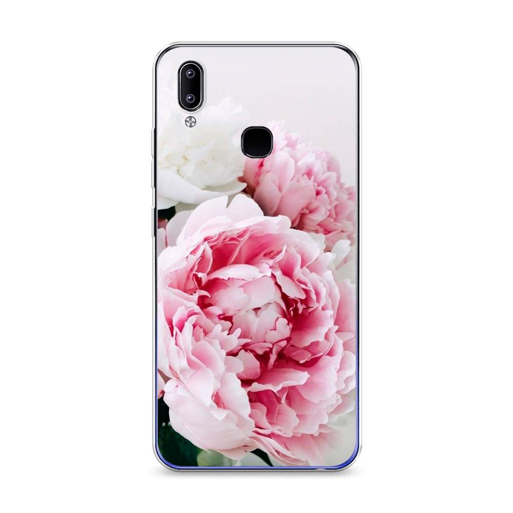 

Чехол для Vivo Y93/Y93 lite "Розовые и белые пионы", Розовый;белый, 262950-2