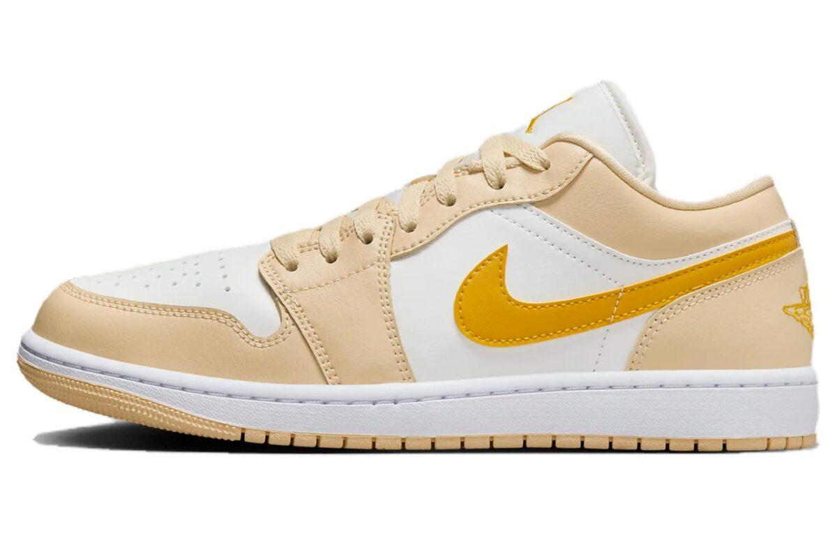 

Кеды унисекс Jordan Air Jordan 1 Low бежевые 43 EU, Бежевый, Air Jordan 1 Low