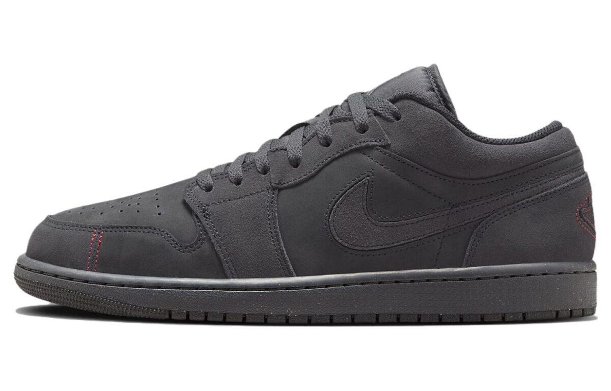 

Кеды унисекс Jordan Air Jordan 1 Low черные 43 EU, Черный, Air Jordan 1 Low